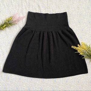 BCBGeneration ribbed stretchy gray mini skirt